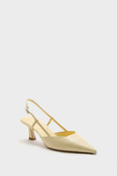 Lemon Chiffon Vinnie 50 Slingback Heels